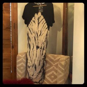 Young Fabulous & Broke Tie-Dye Ruched-Skirt Dress